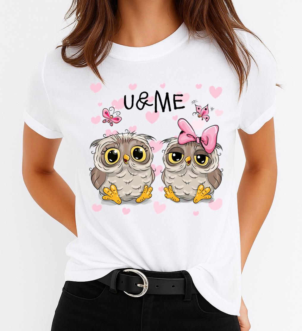 Tricou dama din bumbac 100% u&me