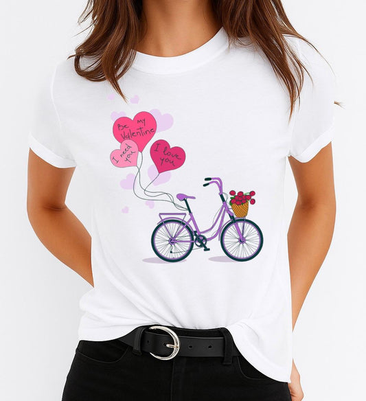 Tricou Dama Bicicleta I Need You – Bumbac 100%