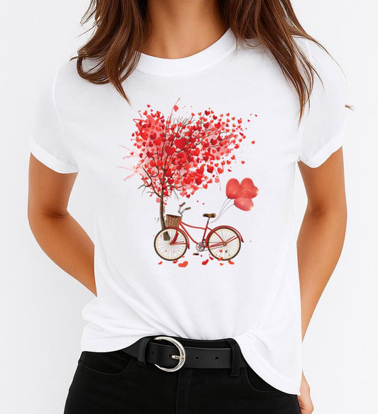 Tricou Dama Bicycle – Bumbac 100%