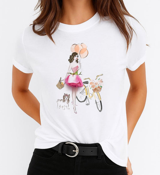 Tricou Dama Walk – Bumbac 100%