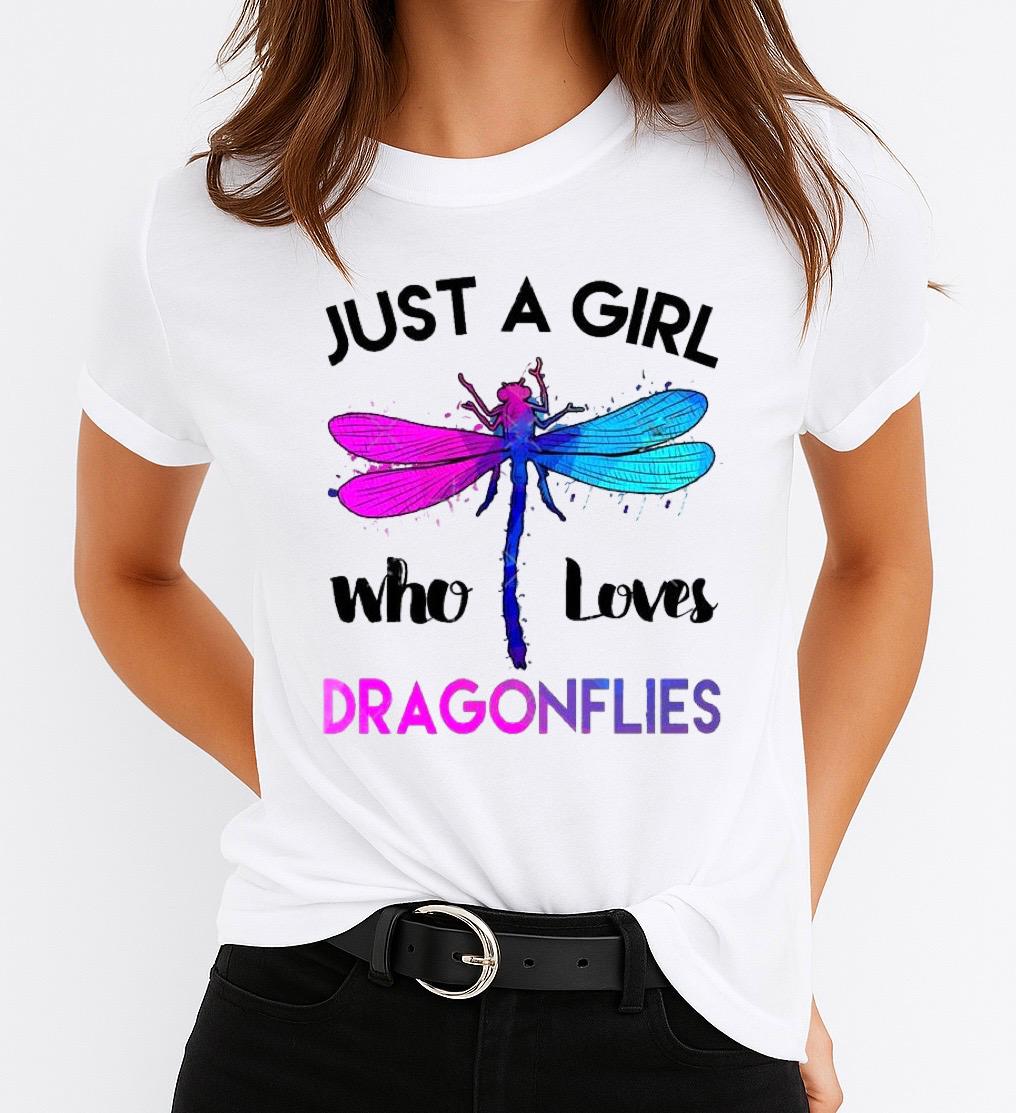 Tricou Alb Dama din Bumbac 100% - Just a Girl