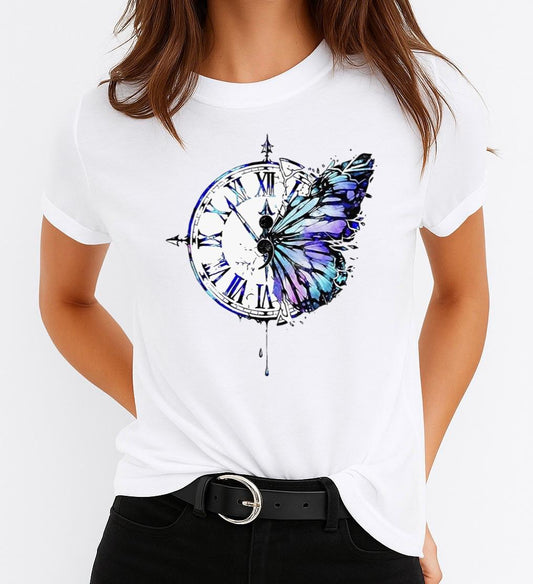 Tricou Alb Dama din Bumbac 100% - Primavara 2