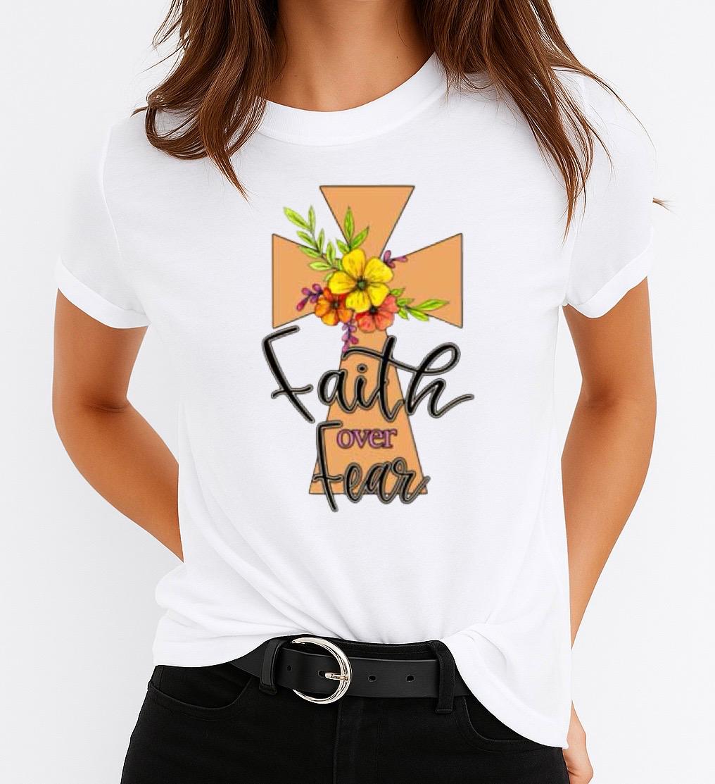 Tricou dama din bumbac 100% Faith 2
