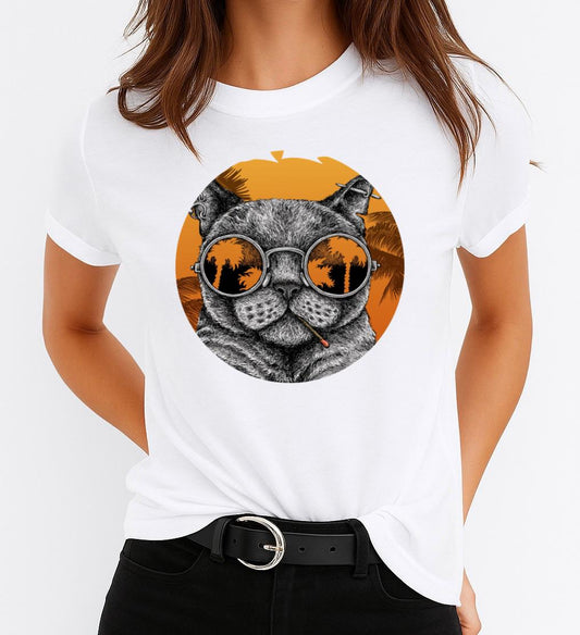 Tricou dama din bumbac 100% Crazy Dog