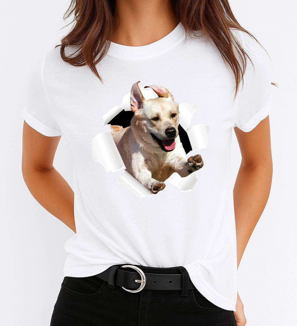 Tricou dama din bumbac 100% Dog