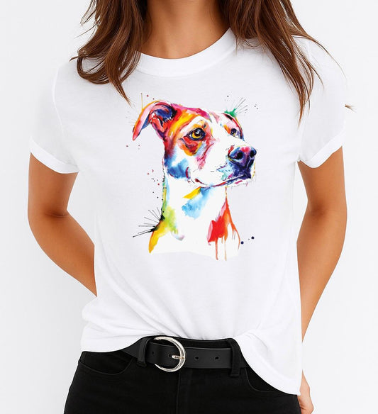 Tricou dama din bumbac 100% Dog 5