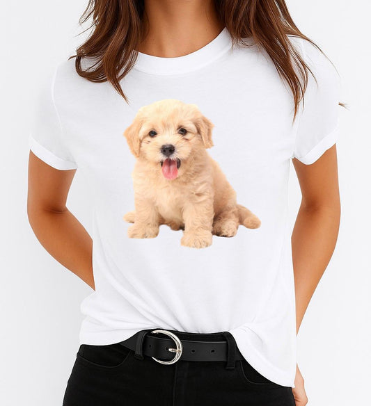 Tricou dama din bumbac 100% Dog 2