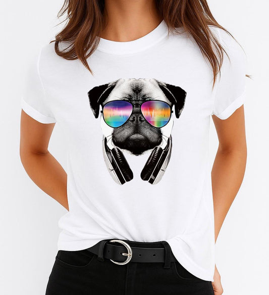 Tricou dama din bumbac 100% Crazy Dog