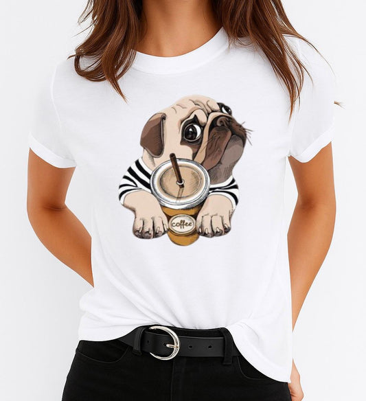 Tricou dama din bumbac 100% Sweet Dog