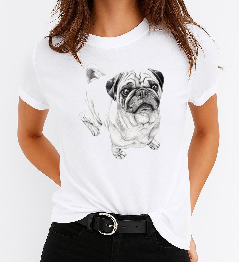 Tricou dama din bumbac 100% Dog 3