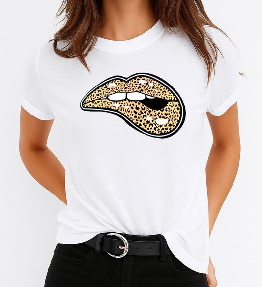 Tricou Dama Lips – Bumbac 100%