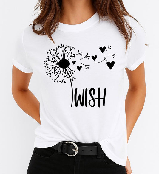 Tricou dama din bumbac 100% Wish