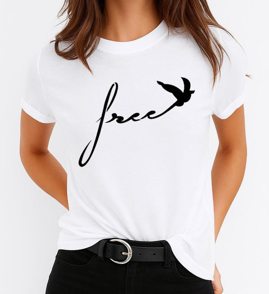 Tricou dama din bumbac 100% Free