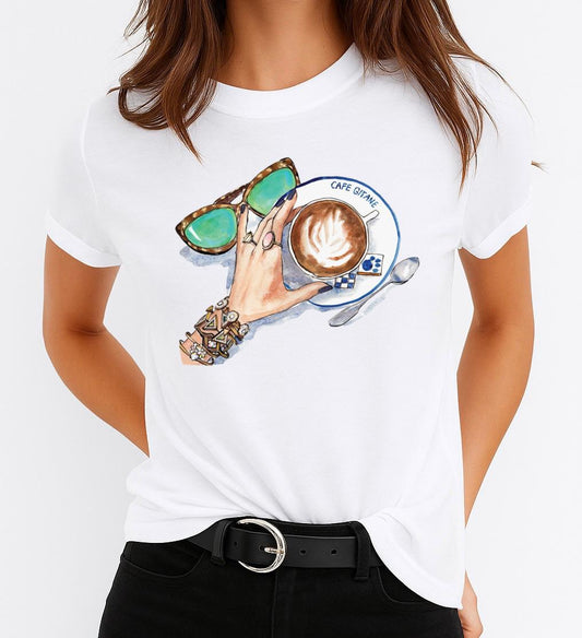 Tricou dama din bumbac 100% Sunglasses