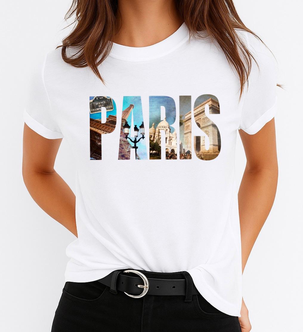 Tricou Dama Paris – Bumbac 100%