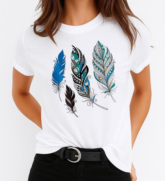 Tricou dama din bumbac 100% 4 Petale