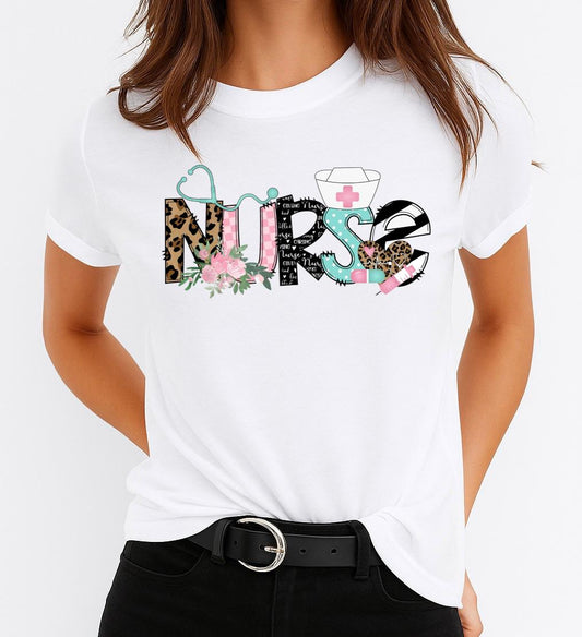 Tricou dama din bumbac 100% Nurse