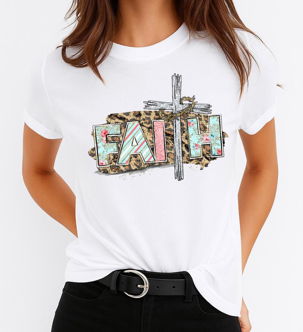 Tricou dama din bumbac 100% Faith 4