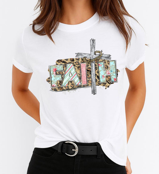 Tricou dama din bumbac 100% Faith 4