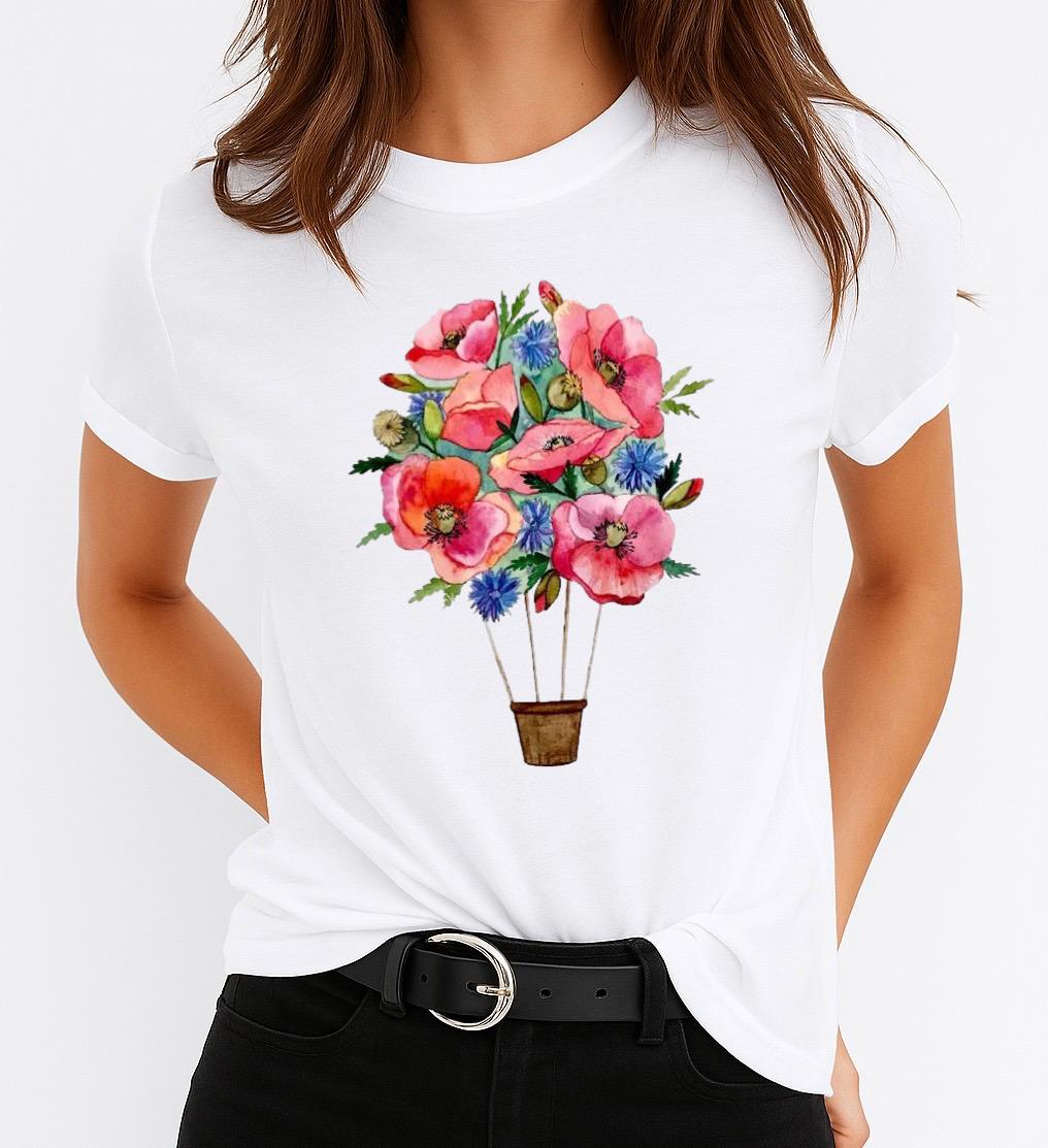 Tricou dama din bumbac 100% Basket 20