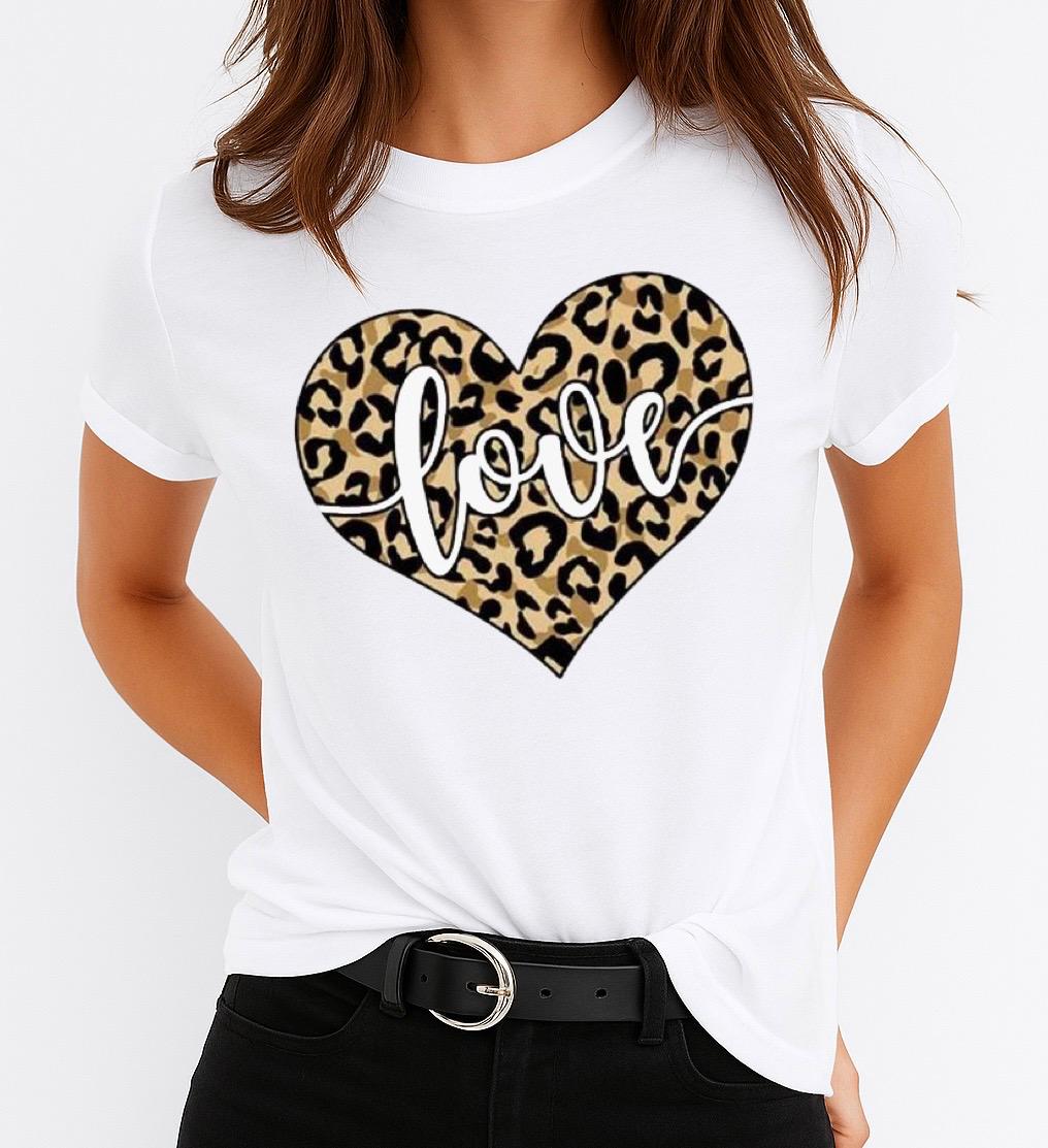 Tricou Dama Love Simple 2 – Bumbac 100%