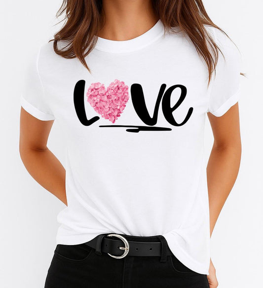Tricou Dama Love Black – Bumbac 100%