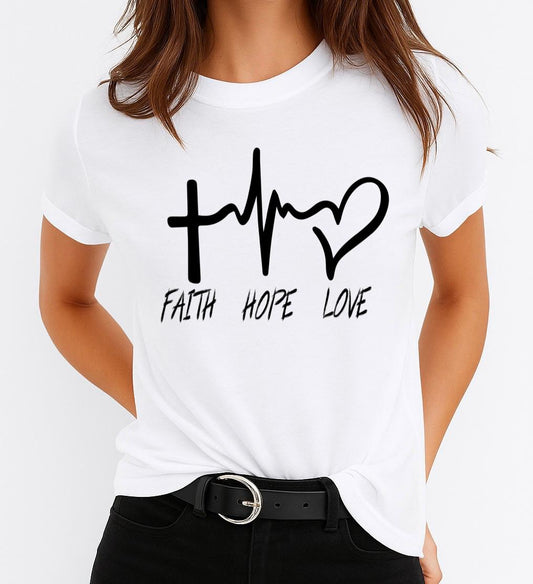 Tricou Dama Faith – Bumbac 100%