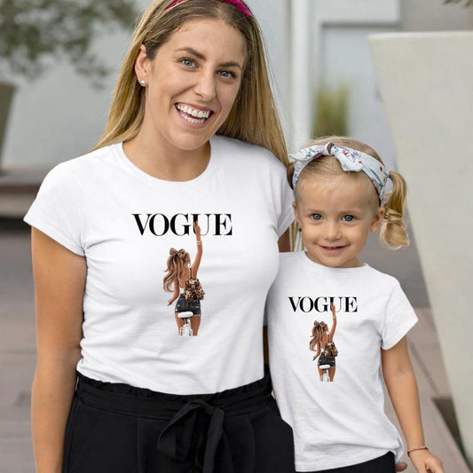 Set Tricouri Mama si Copil din Bumbac 100% - Mama si Fata 29