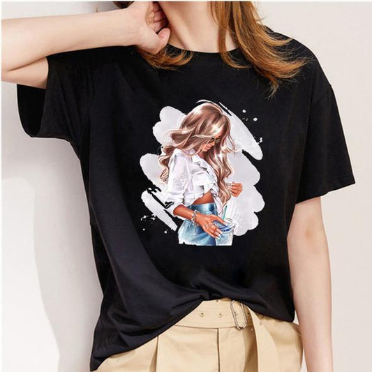Tricou Negru Fashion (6709102182584)