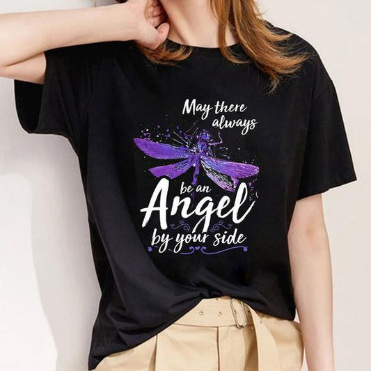 Tricou Negru Angel (6895382298808)