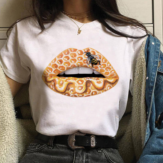 Tricou Gold Lips 4 (6616876712120)