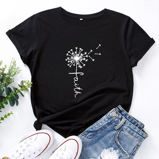 Tricou Negru Faith (6893585727672)