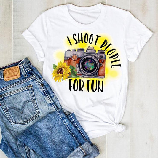 Tricou I Shoot For Fun (6895388262584)