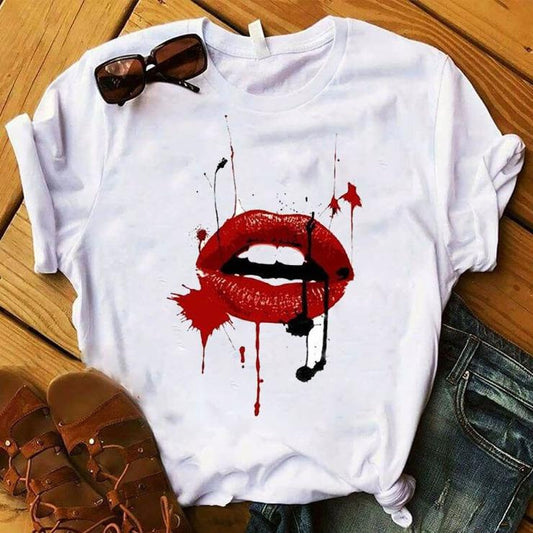 Tricou Red Lips 3 (6584293261496)