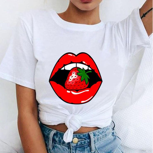 Tricou Red Strawberry (6584352145592)