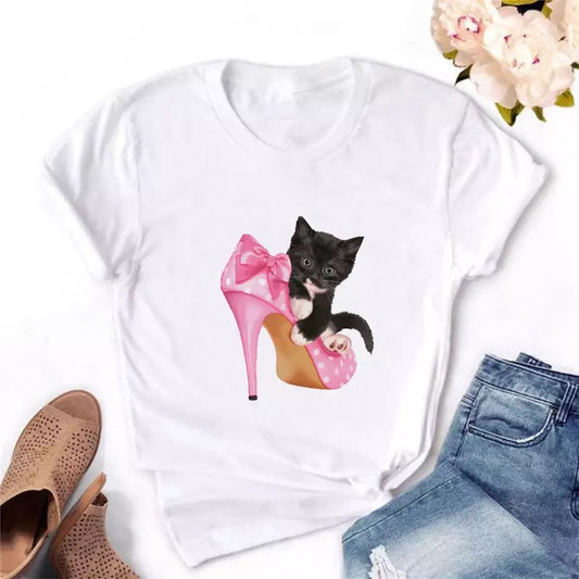 Tricou Pink Heel (6599896072376)