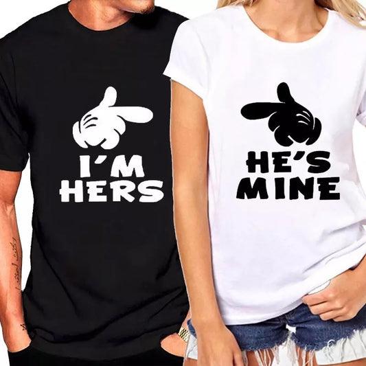 Tricouri I'm Hers / He's Mine 2 (6626038350008)