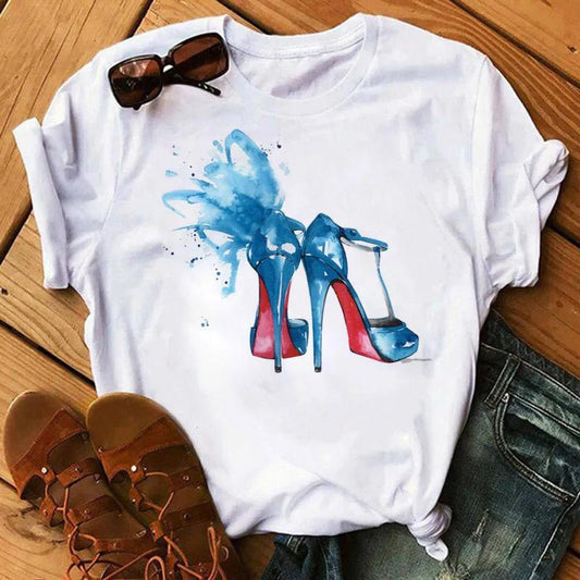 Tricou 2 Blue Heels (6592953352376)