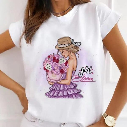 Tricou Girl Bloom (6748666593464)