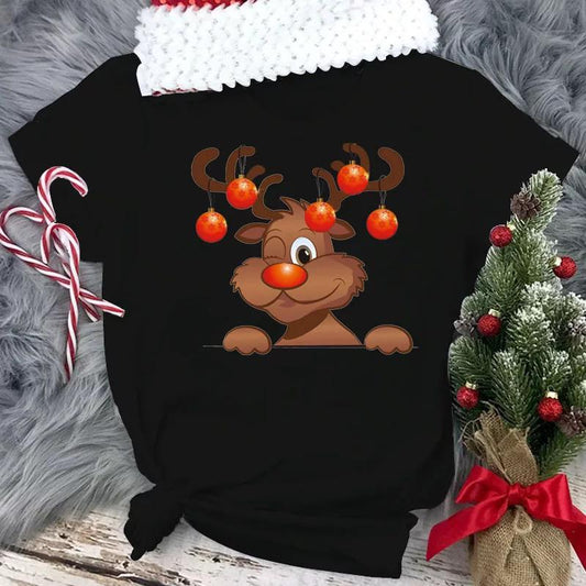 Tricou Negru Dama din Bumbac 100% - MonCherie