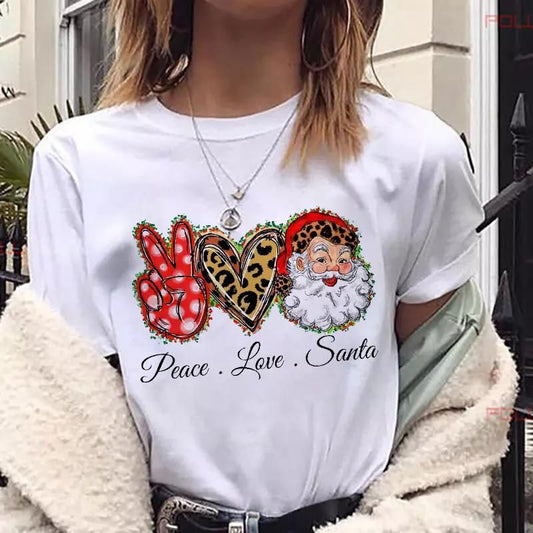 Tricou Peace Santa (7467567612122)