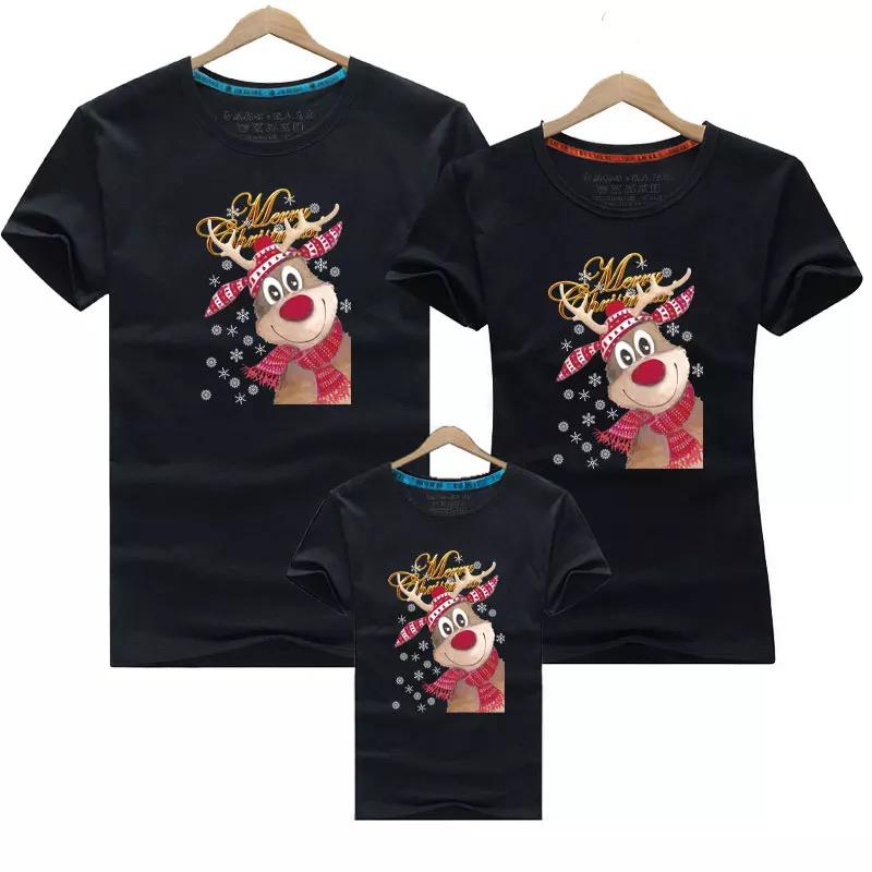 Tricouri Familie Cute Ren 2 Black (7476915699930)