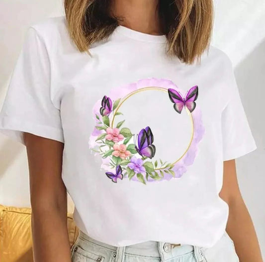 Tricou Inel Fluturi Mov (7615223234778)