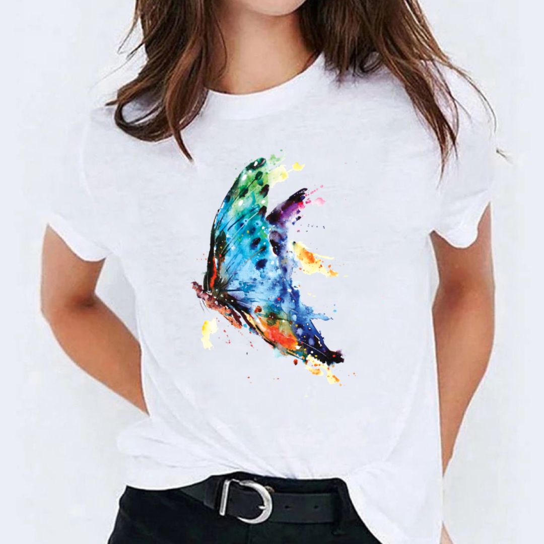 Tricou Butterfly Multicolor (6696876540088)