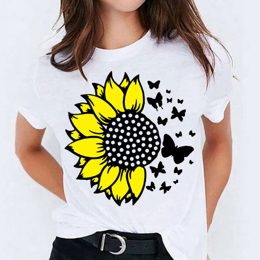 Tricou Flower Butterfly (6584046059704)