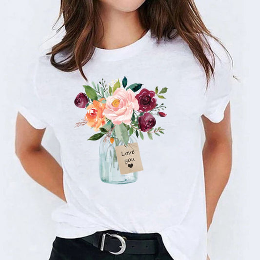 Tricou Flori Love You (6607626567864)