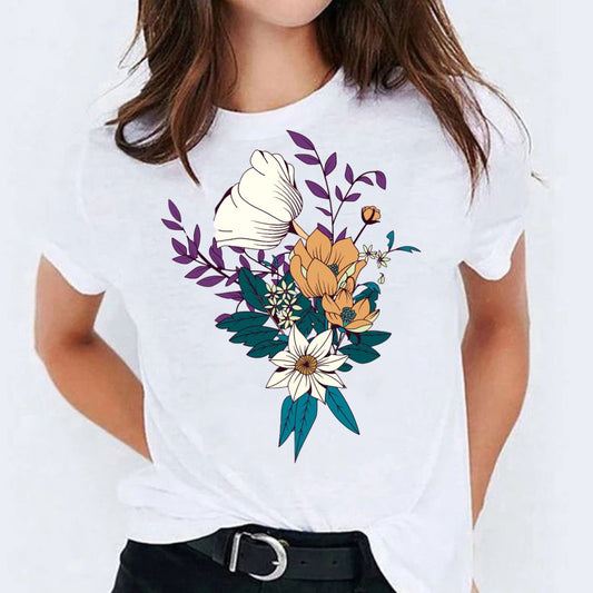 Tricou Flower Spring (6607497429176)
