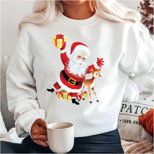 Bluza Mos Craciun Fericit