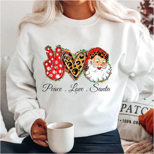 Bluza Peace Love Santa