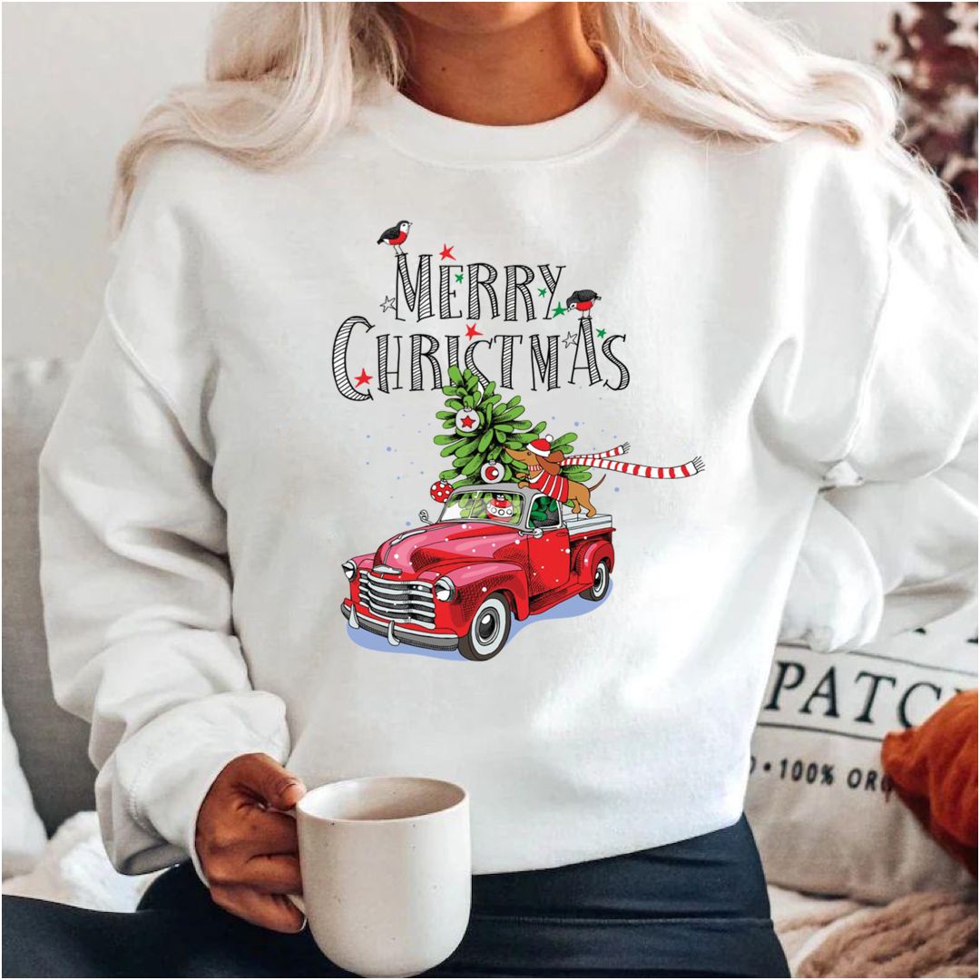 Bluza Merry Christmas Car